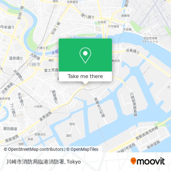川崎市消防局臨港消防署 map