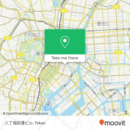八丁堀綜通ビル map