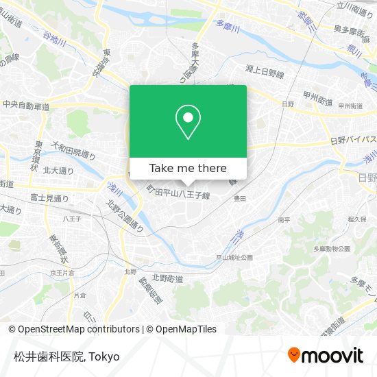 松井歯科医院 map
