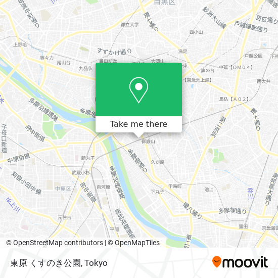 東原 くすのき公園 map