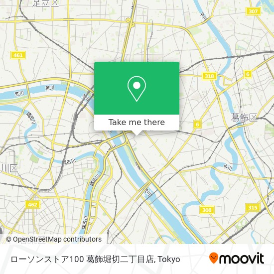 ローソンストア100 葛飾堀切二丁目店 map