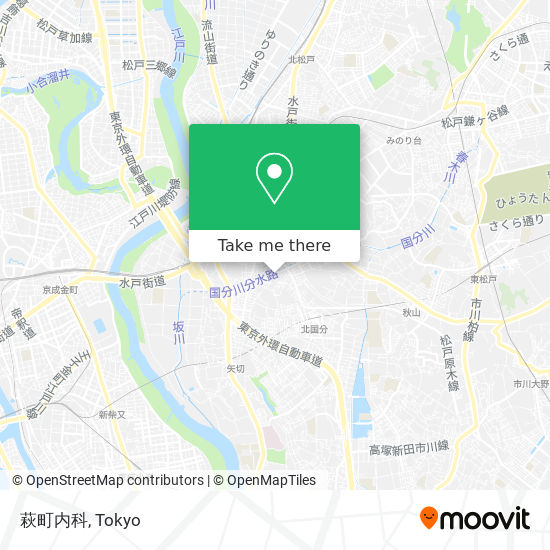 萩町内科 map