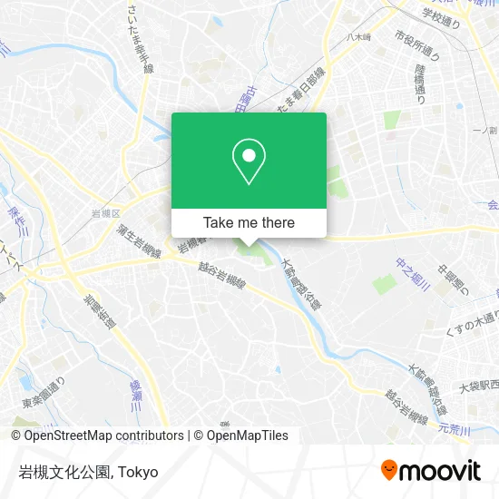 岩槻文化公園 map