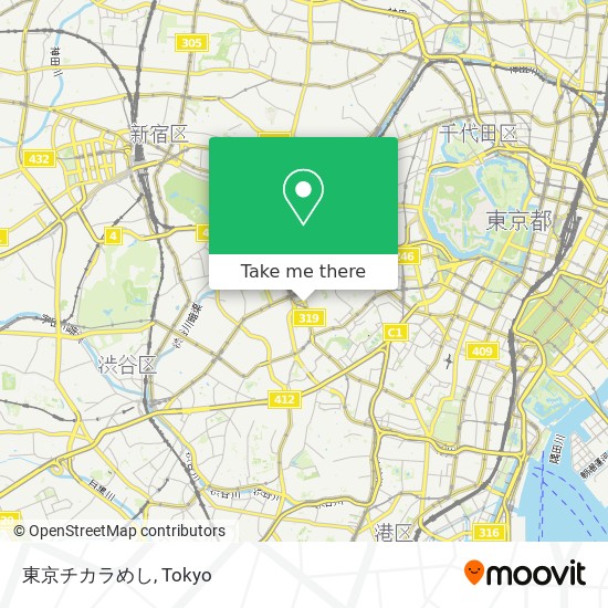 東京チカラめし map