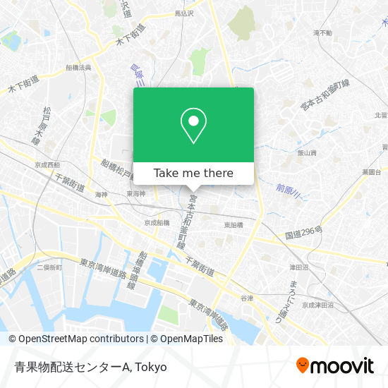 青果物配送センターA map