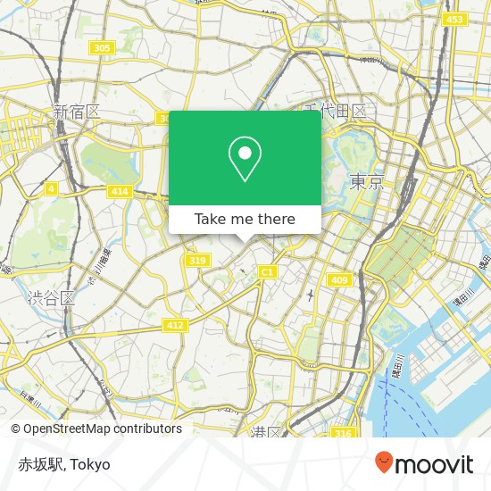 赤坂駅 map
