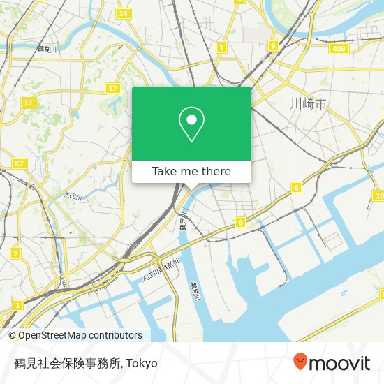 鶴見社会保険事務所 map