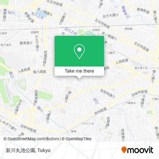 新川丸池公園 map
