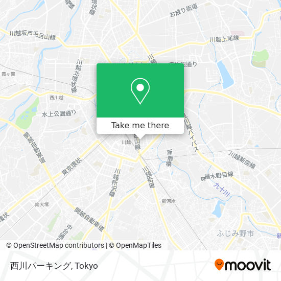 西川パーキング map