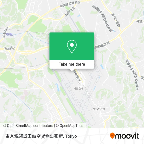 東京税関成田航空貨物出張所 map