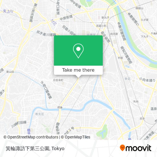 箕輪諏訪下第三公園 map