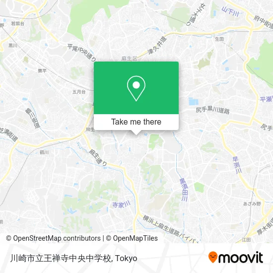 川崎市立王禅寺中央中学校 map