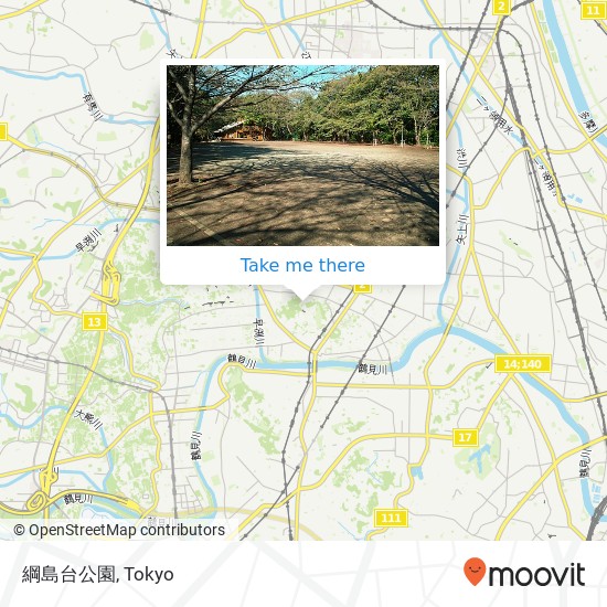綱島台公園 map