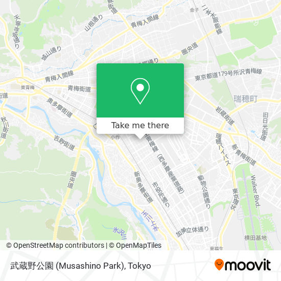 武蔵野公園 (Musashino Park) map