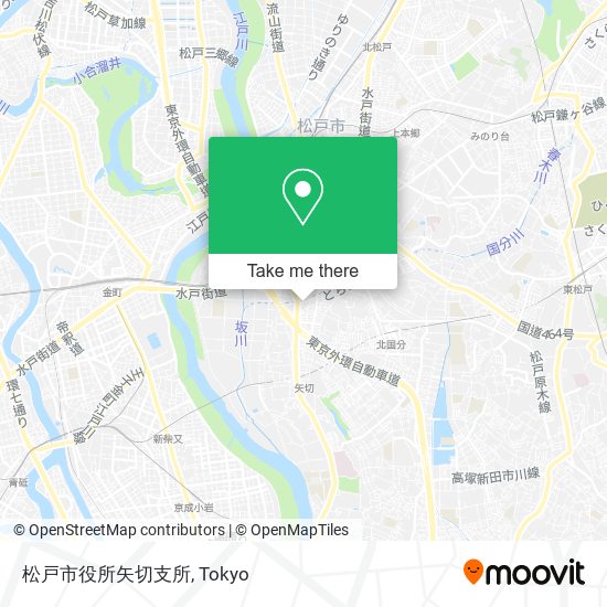松戸市役所矢切支所 map