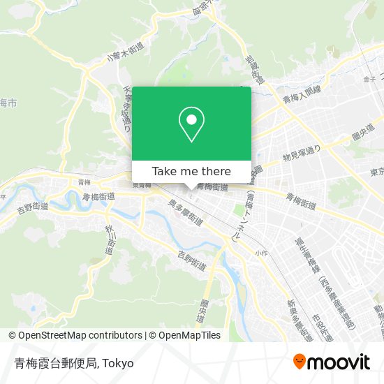 青梅霞台郵便局 map
