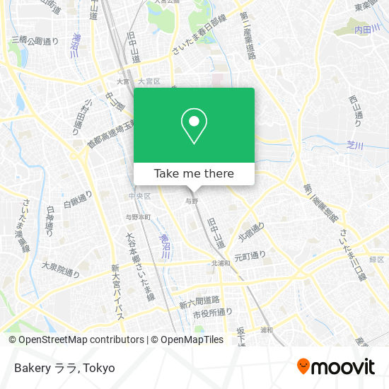 Bakery ララ map