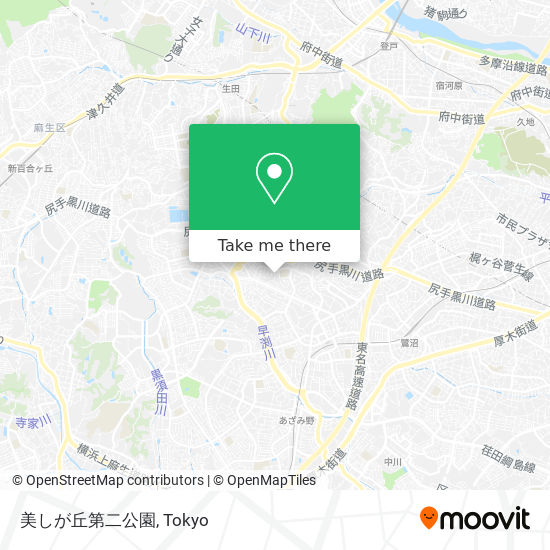 美しが丘第二公園 map