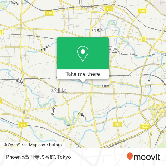 Phoenix高円寺弐番館 map