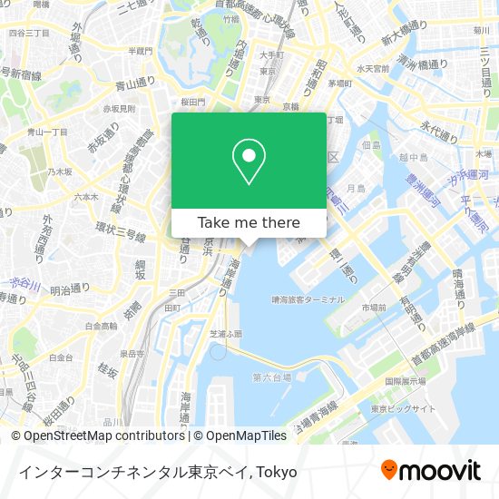 インターコンチネンタル東京ベイ map