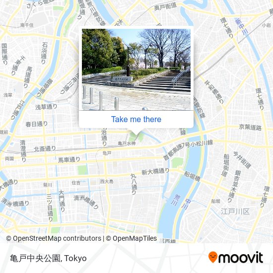 亀戸中央公園 map