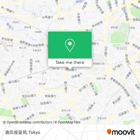 廣田屋薬局 map