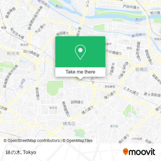 鉢の木 map