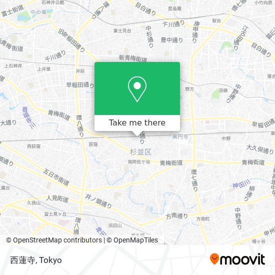 西蓮寺 map