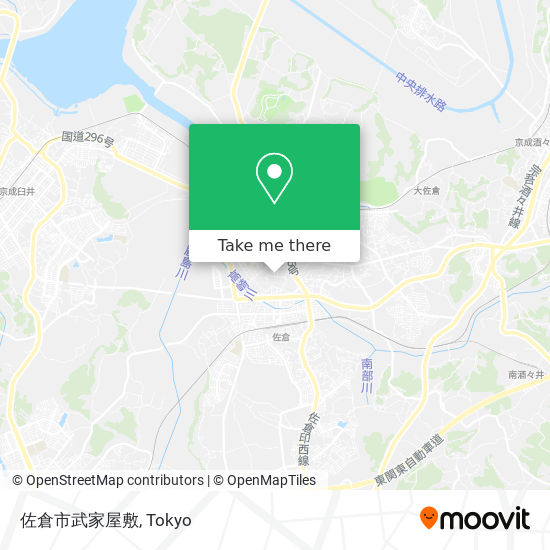 How To Get To 佐倉市武家屋敷 In 佐倉市 By Metro Moovit