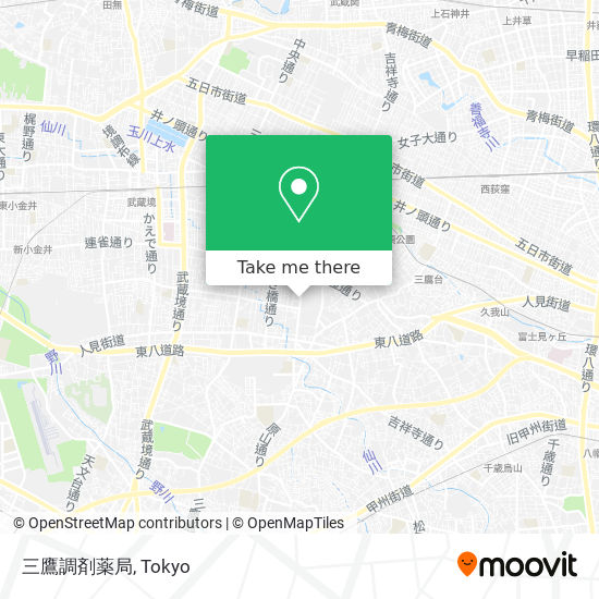 三鷹調剤薬局 map