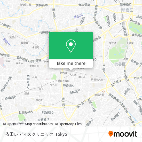 依田レディスクリニック map