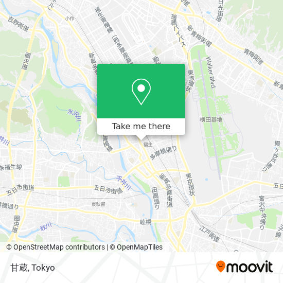 甘蔵 map