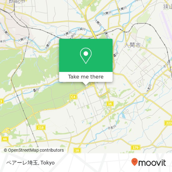 ペアーレ埼玉 map