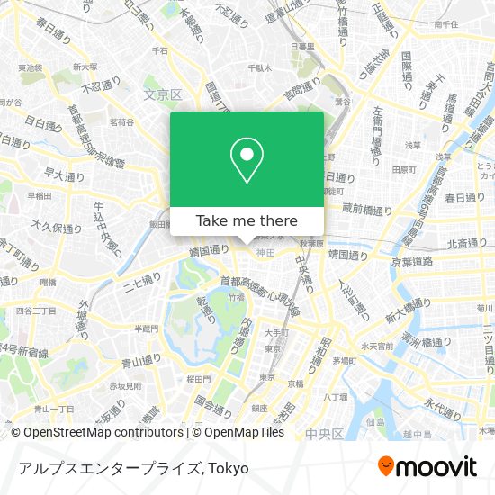 アルプスエンタープライズ map