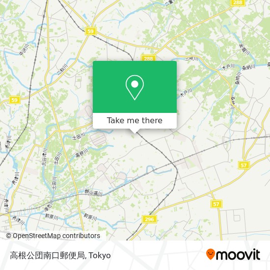 高根公団南口郵便局 map