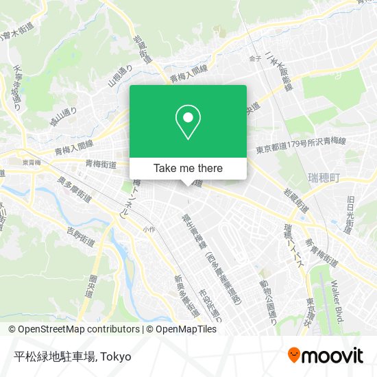 平松緑地駐車場 map