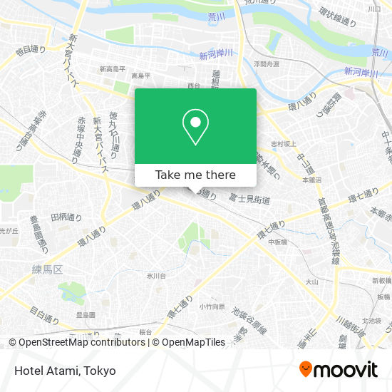 Hotel Atami map
