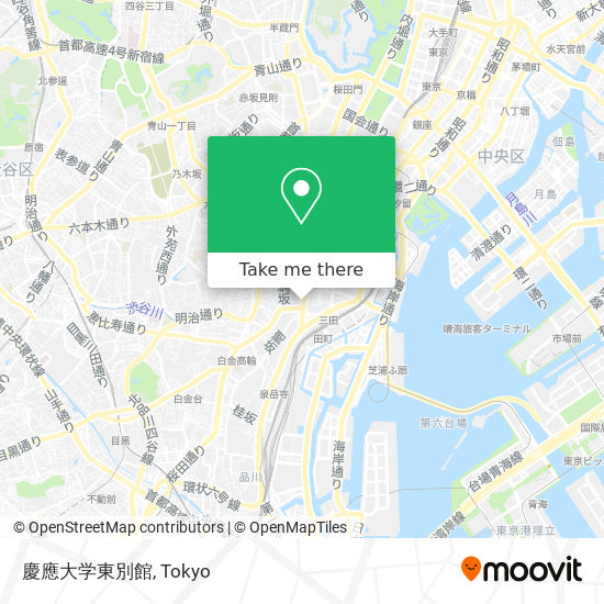 慶應大学東別館 map