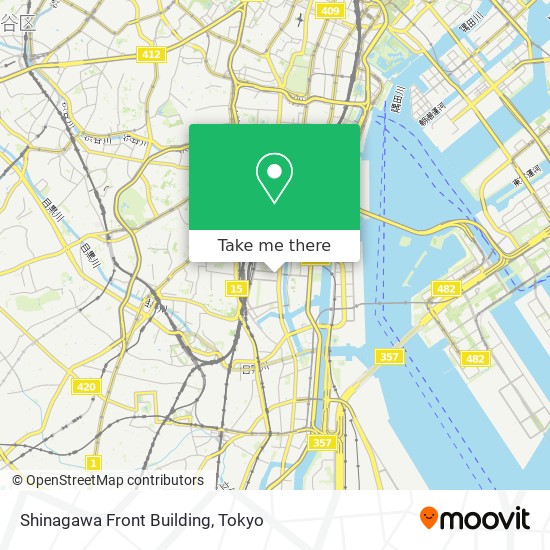 Shinagawa Front Building map