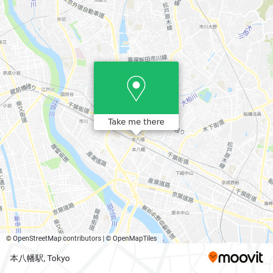 本八幡駅 map