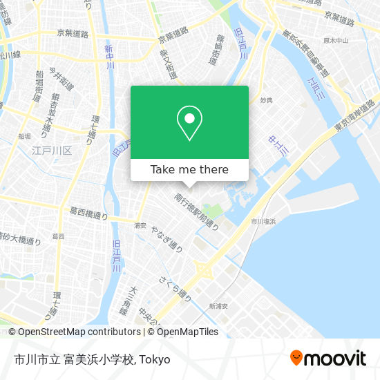 市川市立 富美浜小学校 map