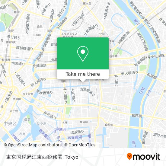 東京国税局江東西税務署 map