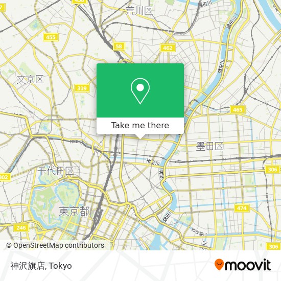神沢旗店 map