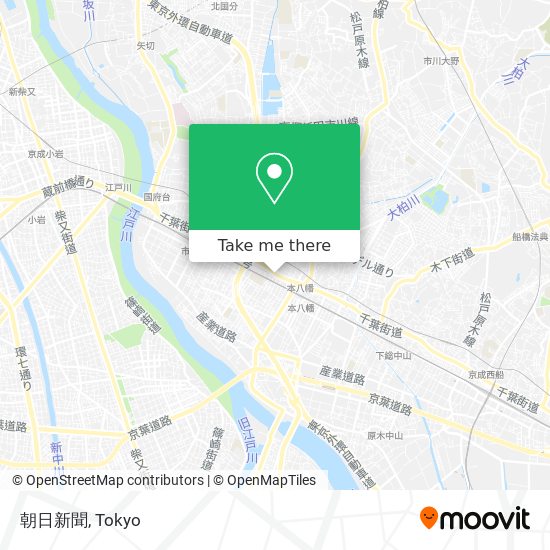 朝日新聞 map