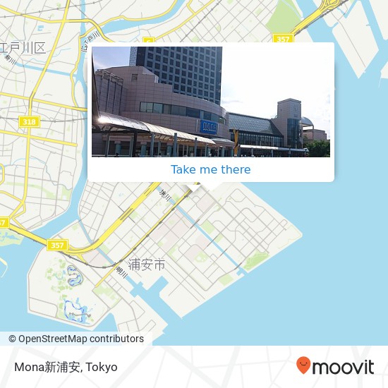 Mona新浦安 map