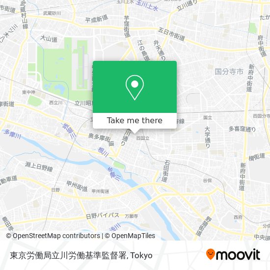 東京労働局立川労働基準監督署 map