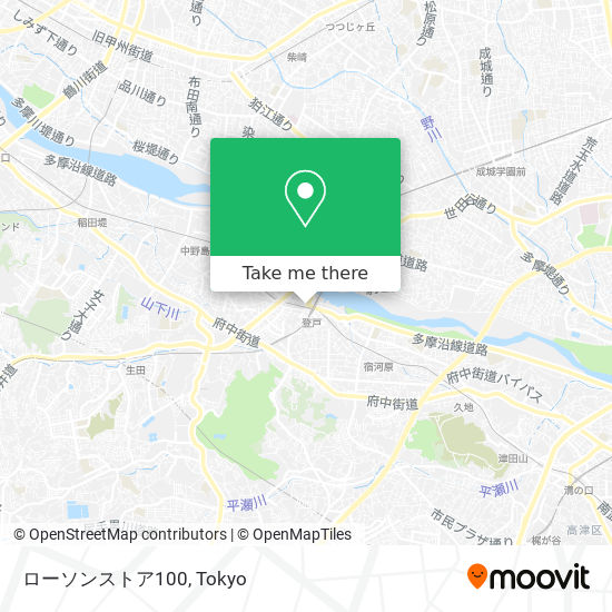 ローソンストア100 map