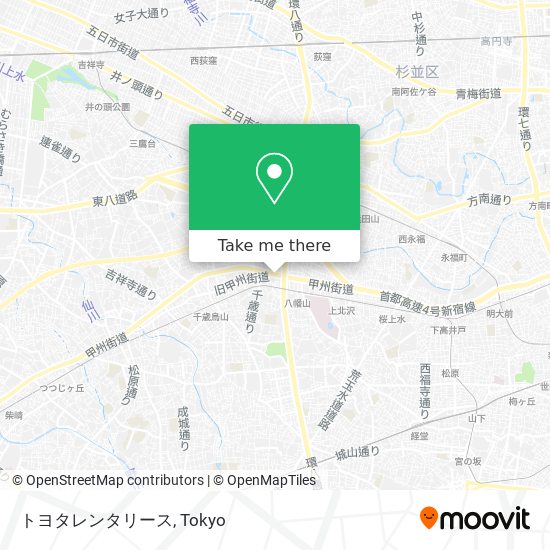 トヨタレンタリース map