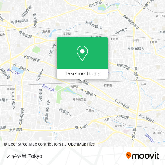 スギ薬局 map