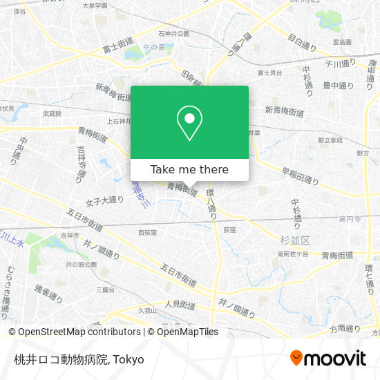 How To Get To 桃井ロコ動物病院 In 杉並区 By Bus Moovit